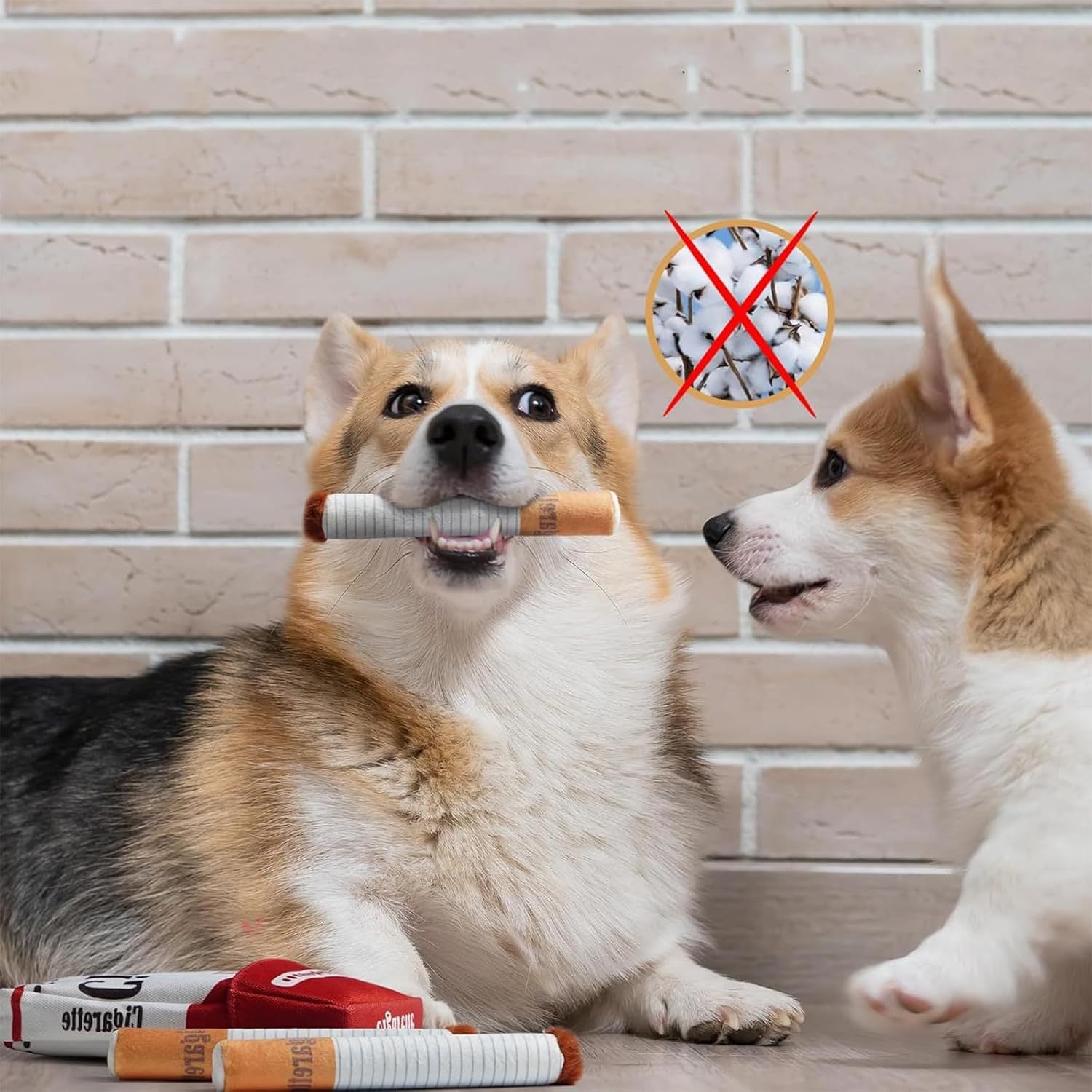 Brinquedo de Pelúcia Anti-Stress com Som para Cães