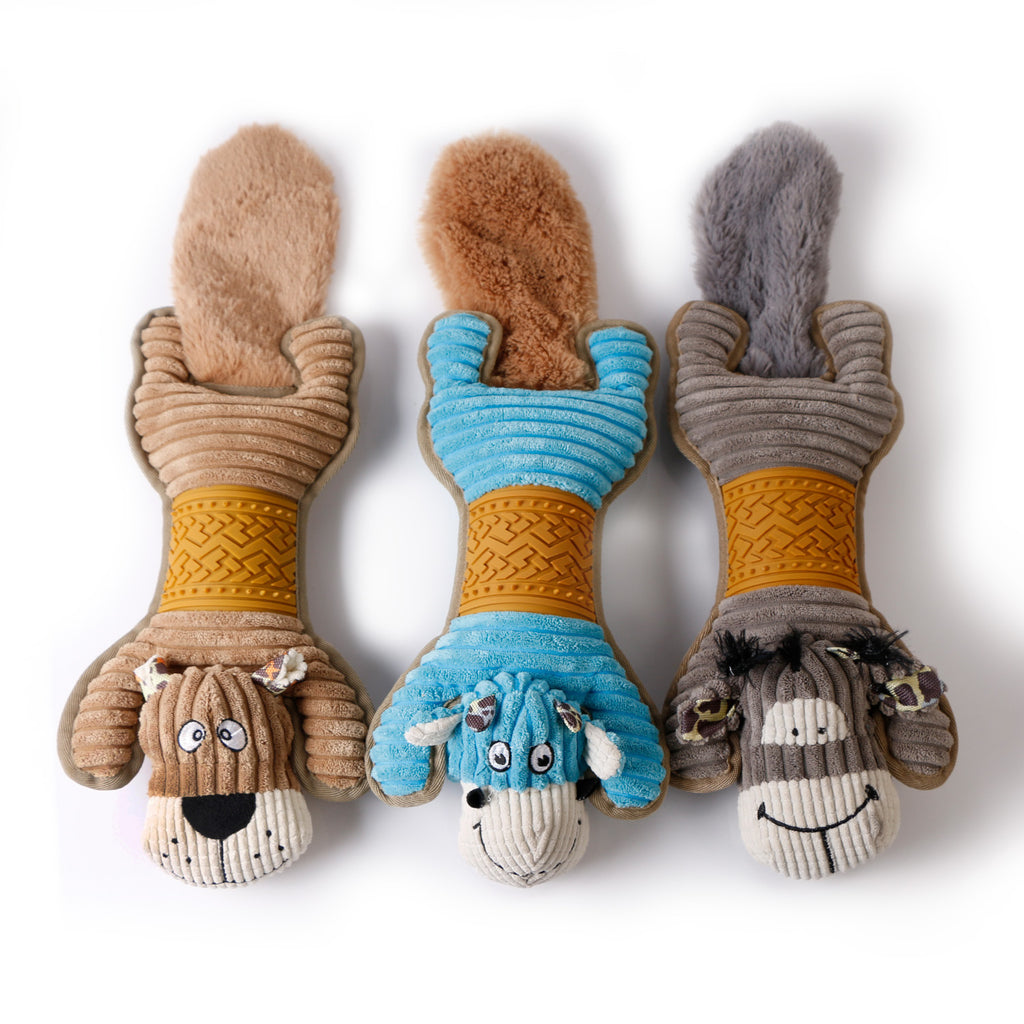 Brinquedo de Pelúcia Longo para Cães com Som