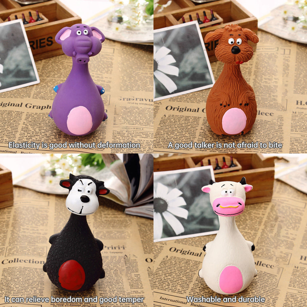 Brinquedo de Látex com Som para Cães