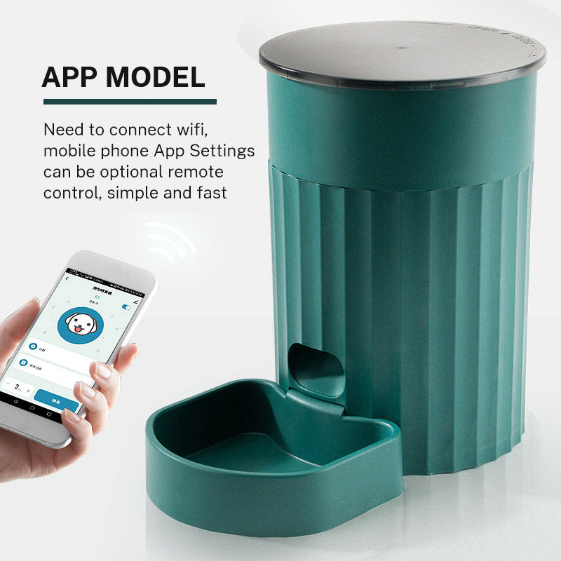 Smart Automatic Pet Feeder with Timer for Dogs and Cats