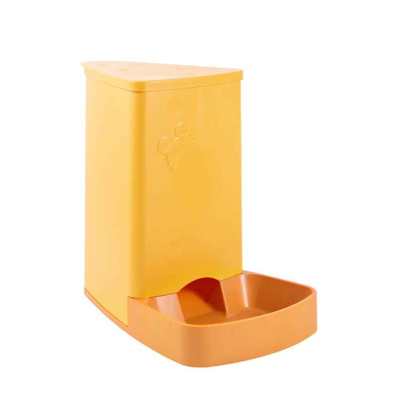 Automatic Pet Feeder with Integrated Water Dispenser for Dogs