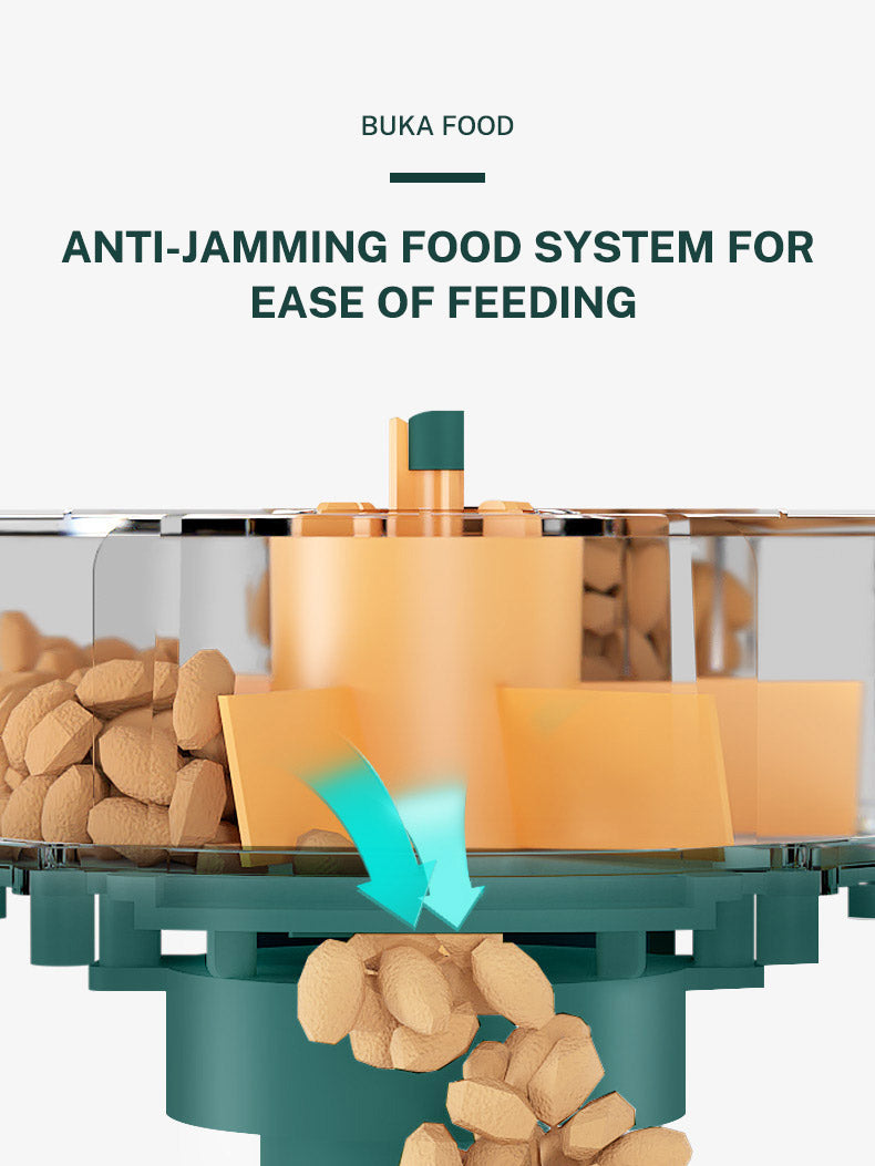 Smart Automatic Pet Feeder with Timer for Dogs and Cats