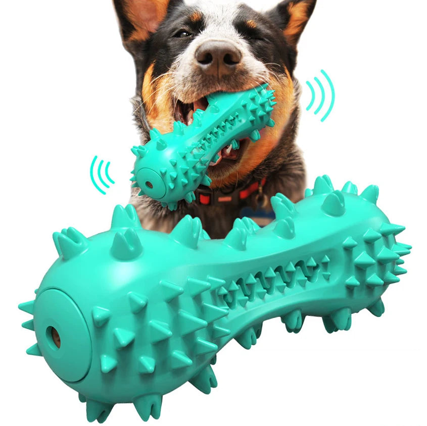 Osso Haltere com Som para Cães